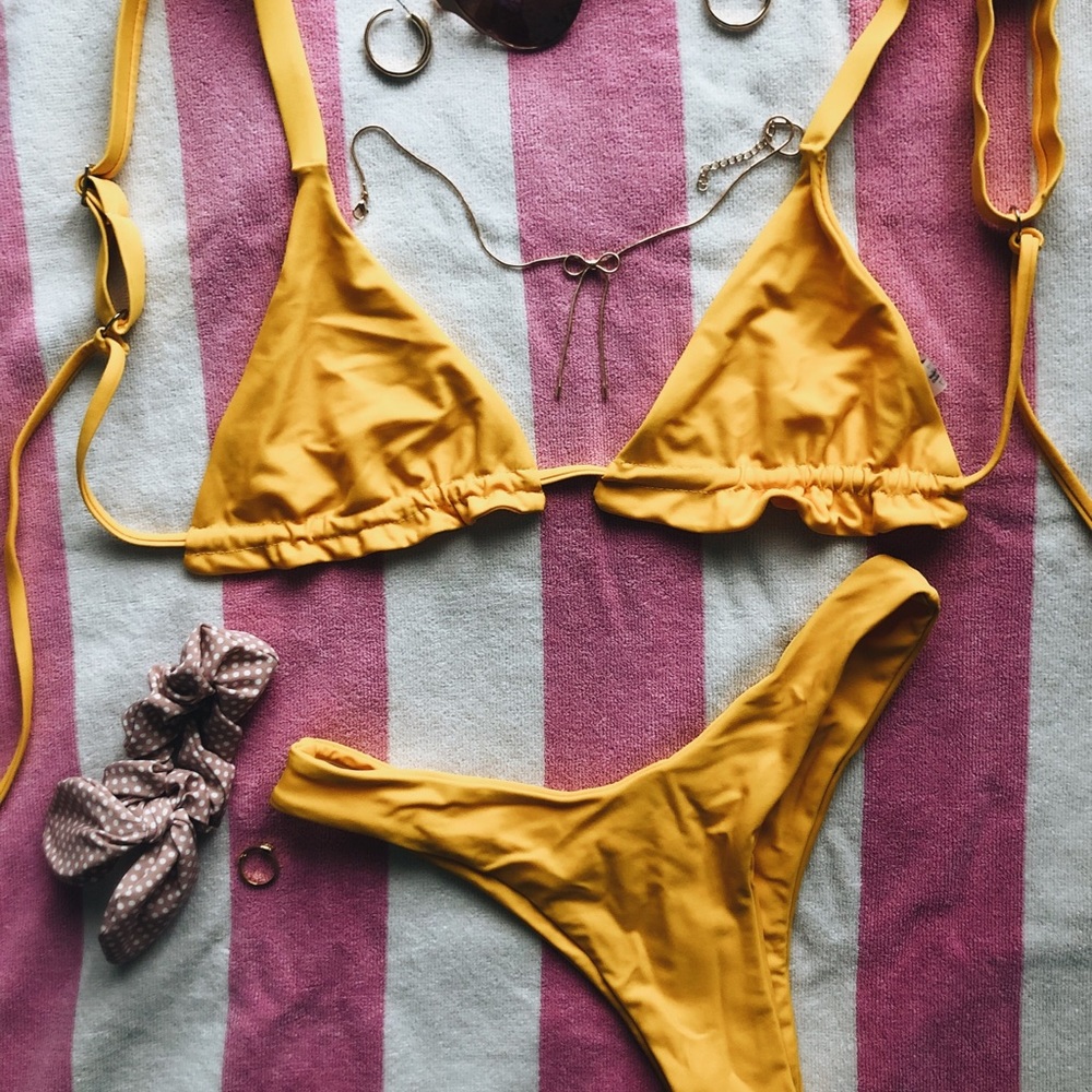 Vibrant Yellow Bikini